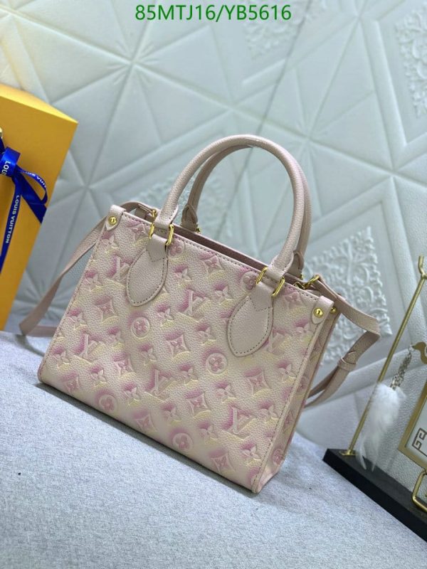 Louis Vuitton AAA+ Replica Purple Empreinte Montaigne MM Bag YB56167435965