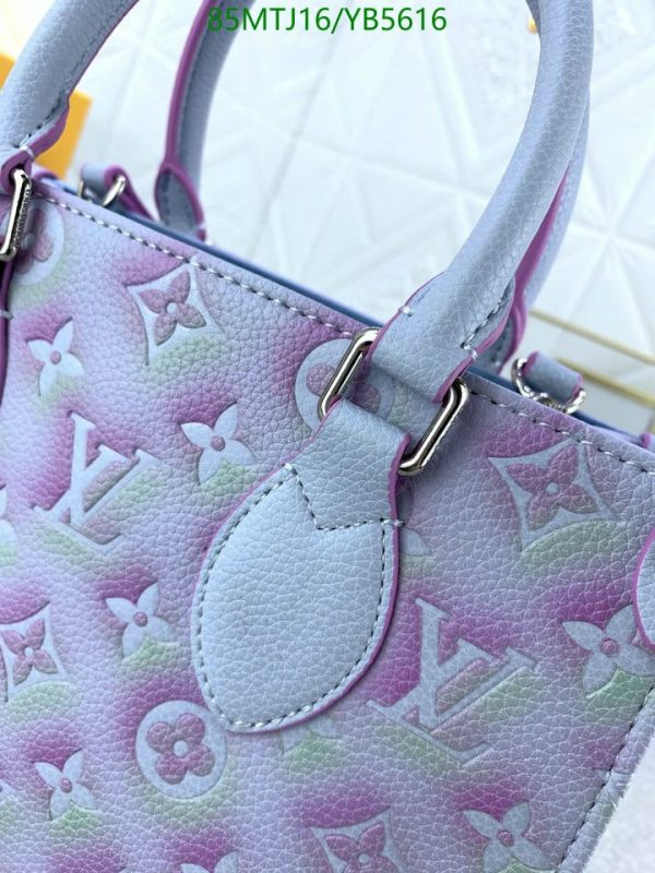 Louis Vuitton AAA+ Replica Purple Empreinte Montaigne MM Bag YB56167435965