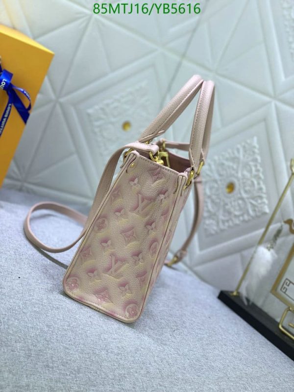 Louis Vuitton AAA+ Replica Purple Empreinte Montaigne MM Bag YB56167435965