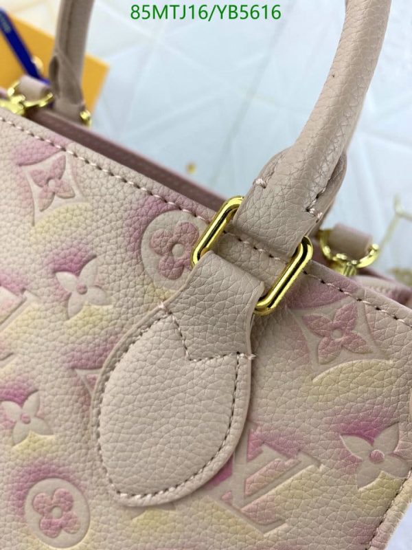 Louis Vuitton AAA+ Replica Purple Empreinte Montaigne MM Bag YB56167435965