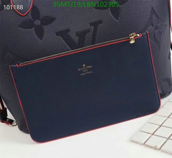 Louis Vuitton AAA+ Replica Red Epi Leather Neverfull MM Tote Bag LBN1023057249