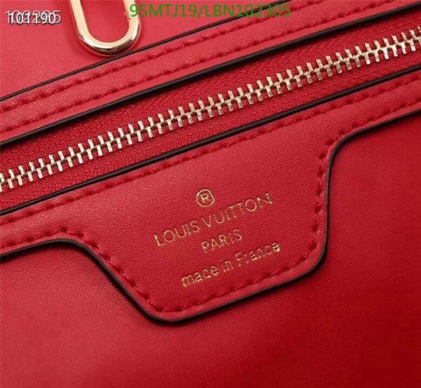 Louis Vuitton AAA+ Replica Red Epi Leather Neverfull MM Tote Bag LBN1023057249