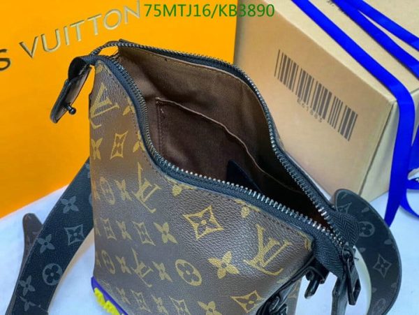 Louis Vuitton AAA+ Replica Rubber Cruiser Messenger Multicolor  KB38904376589