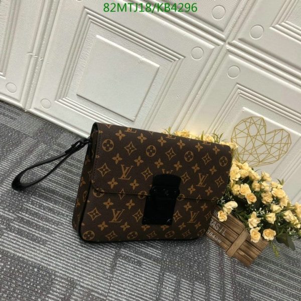 Louis Vuitton AAA+ Replica S Lock A4 Pouch Bag KB42965703246