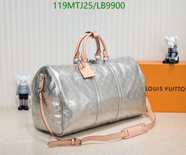 Louis Vuitton AAA+ Replica Silver Dupe Duffle Bag LB99005987462