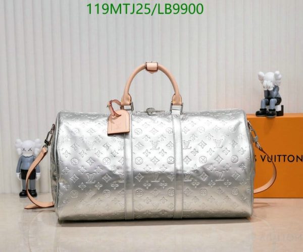 Louis Vuitton AAA+ Replica Silver Dupe Duffle Bag LB99005987462