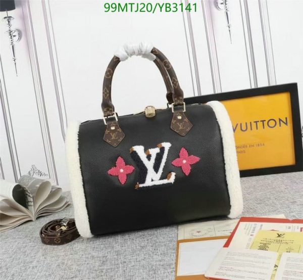 Louis Vuitton AAA+ Replica Speedy Bandouliere Leather Bag YB31418958963