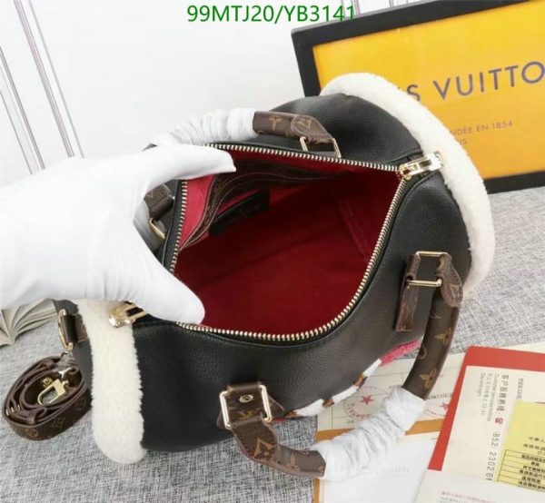 Louis Vuitton AAA+ Replica Speedy Bandouliere Leather Bag YB31418958963