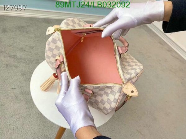 Louis Vuitton AAA+ Replica Speedy Leather Bandouliere LB03209286347