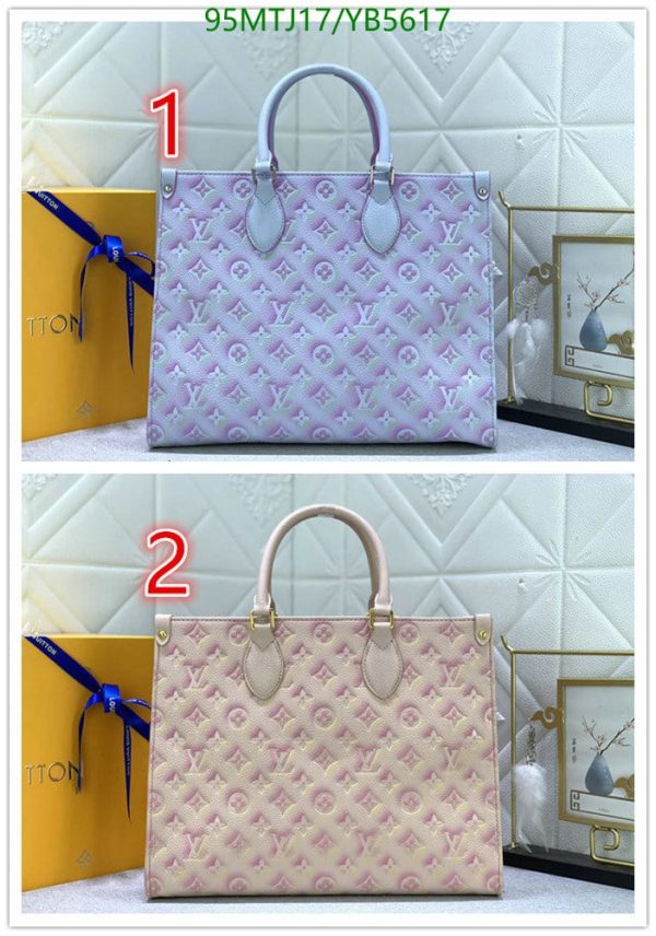 Louis Vuitton AAA+ Replica Spring in the City Sunrise Monogram OnTheGo GM  YB56177435985