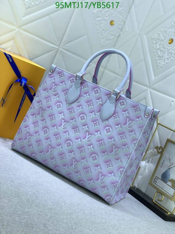 Louis Vuitton AAA+ Replica Spring in the City Sunrise Monogram OnTheGo GM  YB56177435985