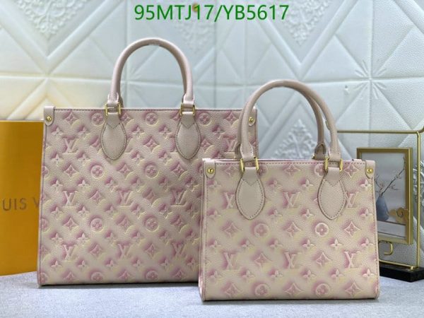 Louis Vuitton AAA+ Replica Spring in the City Sunrise Monogram OnTheGo GM  YB56177435985