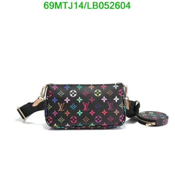 Louis Vuitton AAA+ Replica Takashi Murakami Pochette Bag LB10526045349