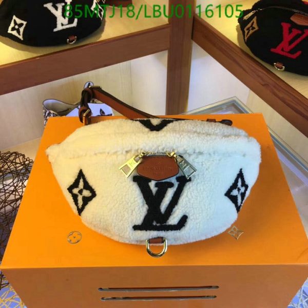 Louis Vuitton AAA+ Replica Teddy Fleece Belt Bum Bag LBU0116105249