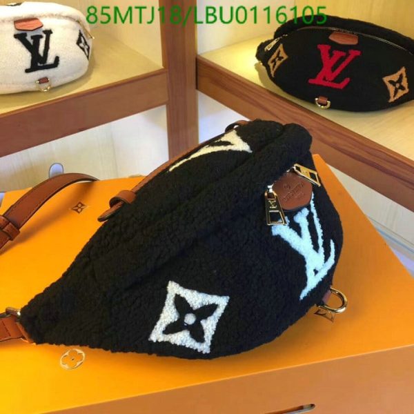 Louis Vuitton AAA+ Replica Teddy Fleece Belt Bum Bag LBU0116105249