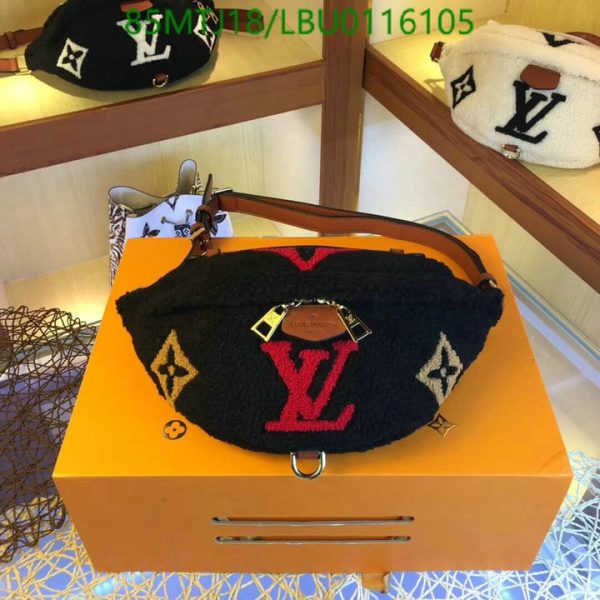 Louis Vuitton AAA+ Replica Teddy Fleece Belt Bum Bag LBU0116105249