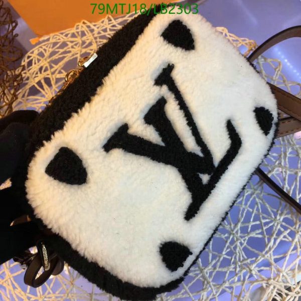 Louis Vuitton AAA+ Replica Teddy Fluffy Crossbody Shoulder Bag LB23038963458