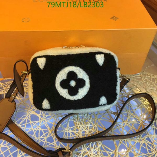 Louis Vuitton AAA+ Replica Teddy Fluffy Crossbody Shoulder Bag LB23038963458