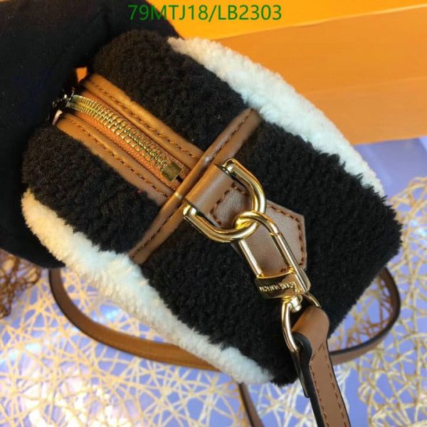 Louis Vuitton AAA+ Replica Teddy Fluffy Crossbody Shoulder Bag LB23038963458