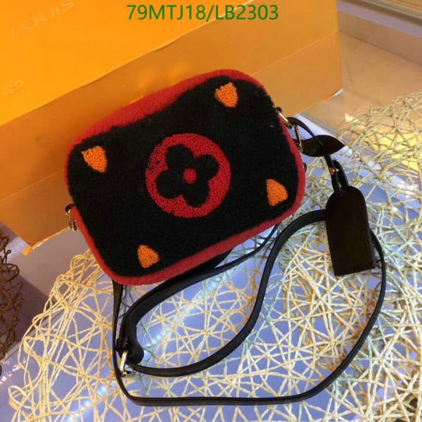 Louis Vuitton AAA+ Replica Teddy Fluffy Crossbody Shoulder Bag LB23038963458