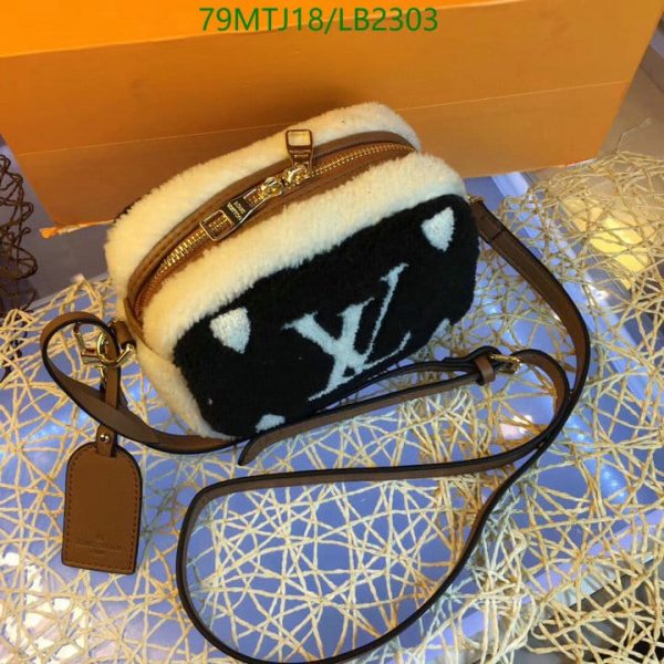 Louis Vuitton AAA+ Replica Teddy Fluffy Crossbody Shoulder Bag LB23038963458