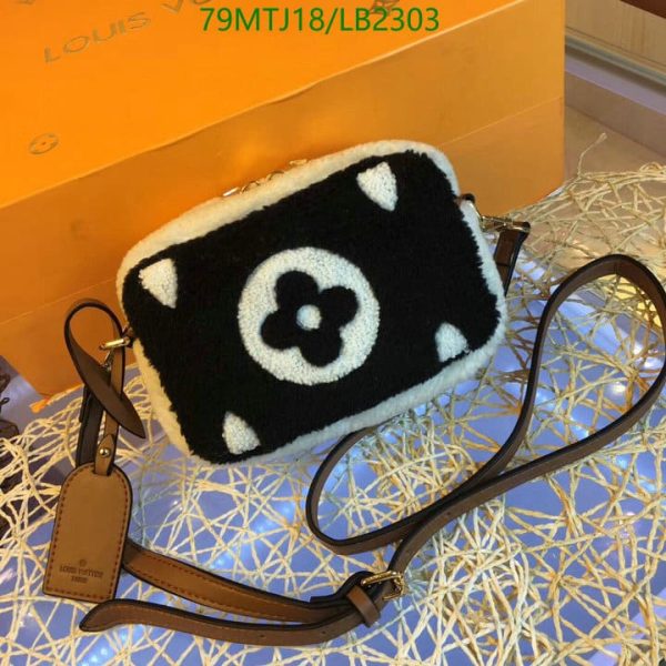 Louis Vuitton AAA+ Replica Teddy Fluffy Crossbody Shoulder Bag LB23038963458