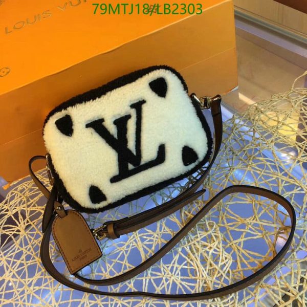 Louis Vuitton AAA+ Replica Teddy Fluffy Crossbody Shoulder Bag LB23038963458