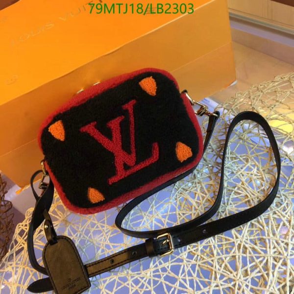 Louis Vuitton AAA+ Replica Teddy Fluffy Crossbody Shoulder Bag LB23038963458