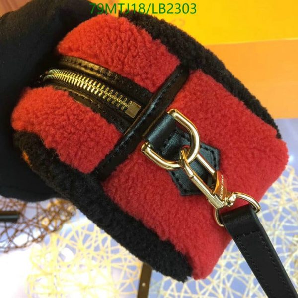 Louis Vuitton AAA+ Replica Teddy Fluffy Crossbody Shoulder Bag LB23038963458