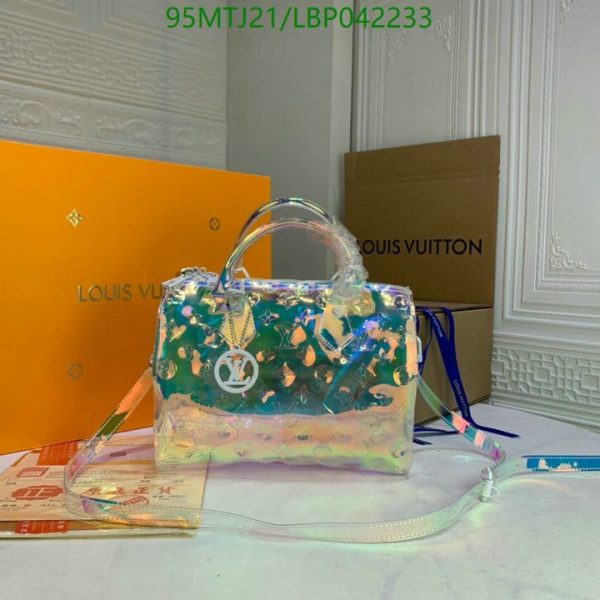 Louis Vuitton AAA+ Replica Transparent Pvc Boston Handbag LBP0422335349