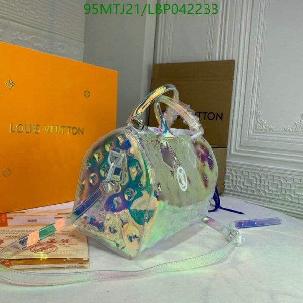 Louis Vuitton AAA+ Replica Transparent Pvc Boston Handbag LBP0422335349