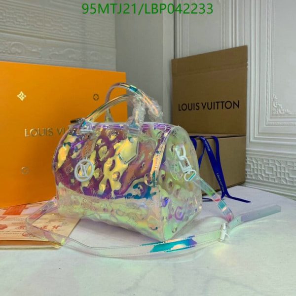 Louis Vuitton AAA+ Replica Transparent Pvc Boston Handbag LBP0422335349