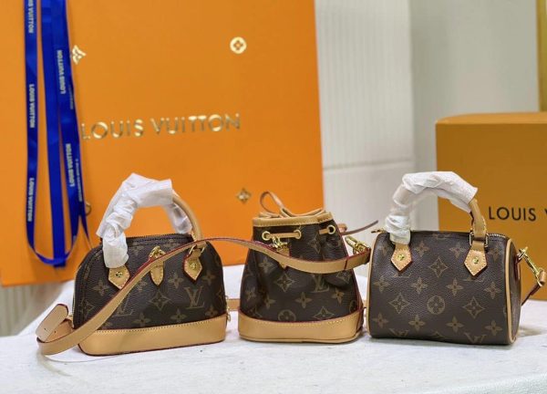 Louis Vuitton AAA+ Replica Trio Mini Cones Speedy Alma Noe Bags YB44671973197