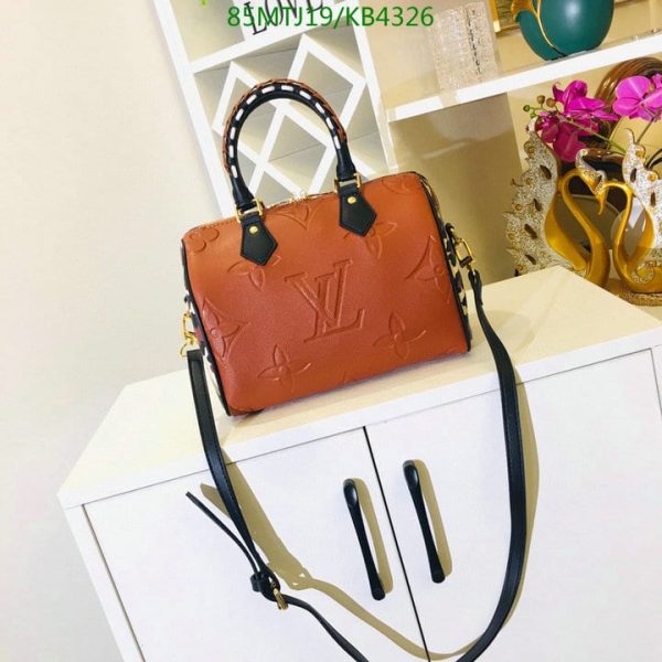 Louis Vuitton AAA+ Replica  Wild at Heart Empreinte Giant Speedy Bandouliere Bag KB43266942687