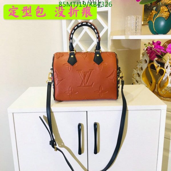 Louis Vuitton AAA+ Replica  Wild at Heart Empreinte Giant Speedy Bandouliere Bag KB43266942687