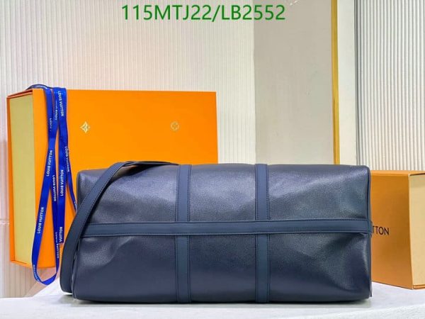 Louis Vuitton AAA+ Replica  keepall Strap Travel Bag LB25528954136