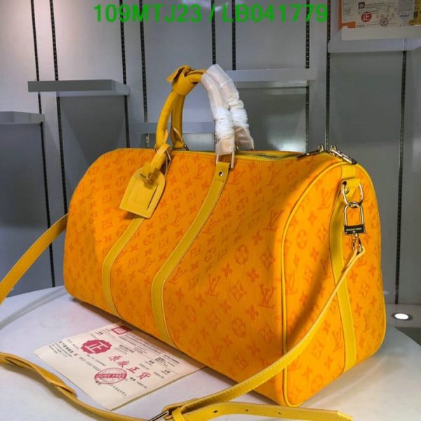 Louis Vuitton AAA+ Replica keepall strap Travel bag LB04177980127