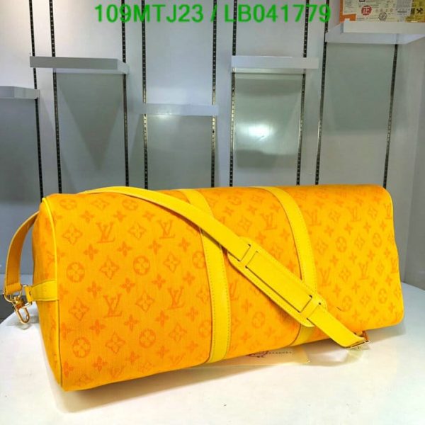 Louis Vuitton AAA+ Replica keepall strap Travel bag LB04177980127