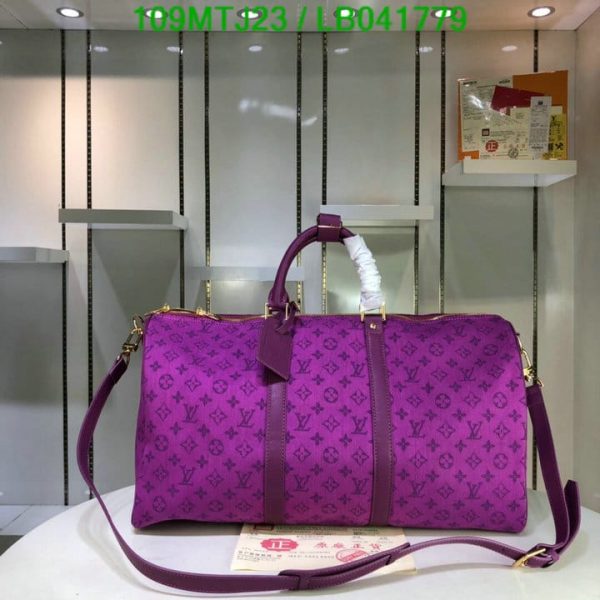 Louis Vuitton AAA+ Replica keepall strap Travel bag LB04177980127