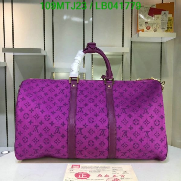 Louis Vuitton AAA+ Replica keepall strap Travel bag LB04177980127