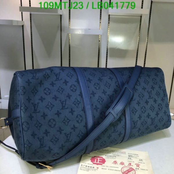 Louis Vuitton AAA+ Replica keepall strap Travel bag LB04177980127