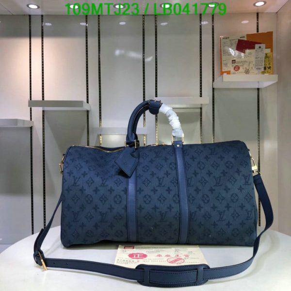 Louis Vuitton AAA+ Replica keepall strap Travel bag LB04177980127