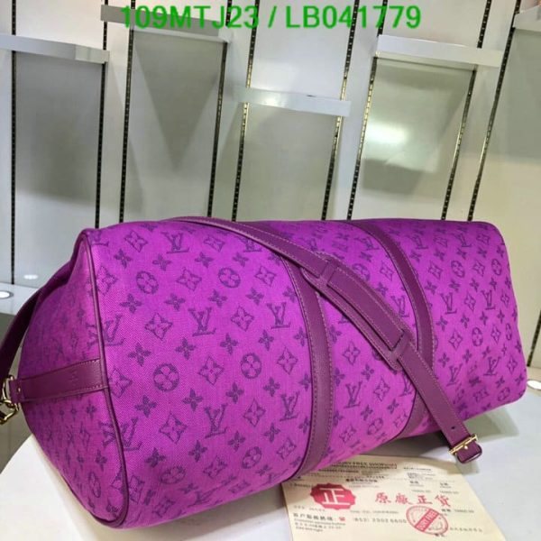 Louis Vuitton AAA+ Replica keepall strap Travel bag LB04177980127