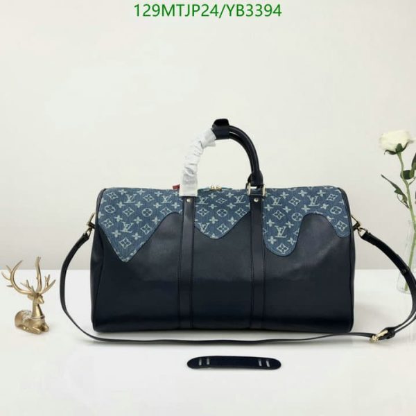 Louis Vuitton AAA+ Replica keepall strap Travel bag YB33948963547