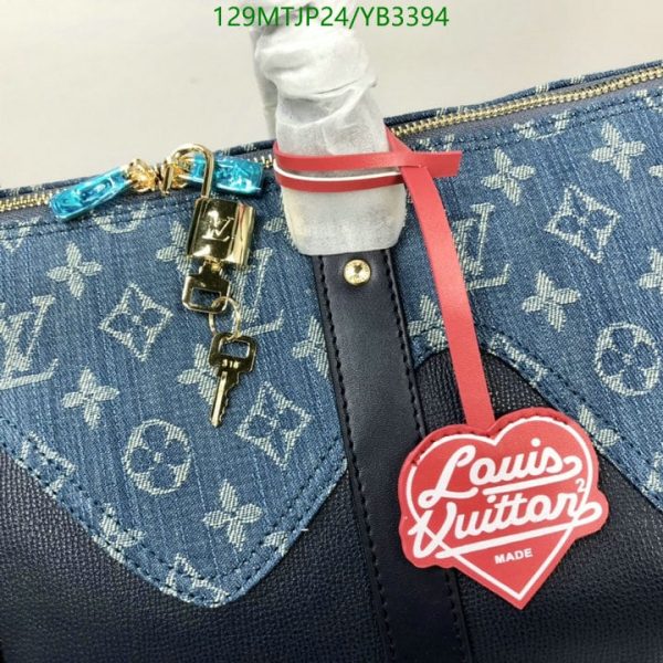 Louis Vuitton AAA+ Replica keepall strap Travel bag YB33948963547