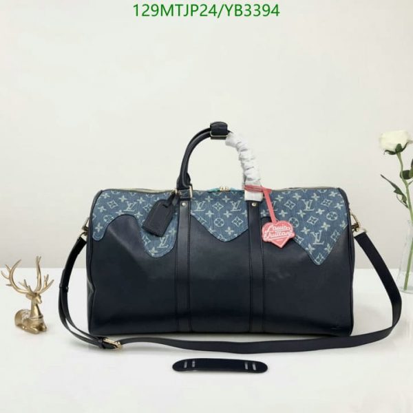 Louis Vuitton AAA+ Replica keepall strap Travel bag YB33948963547