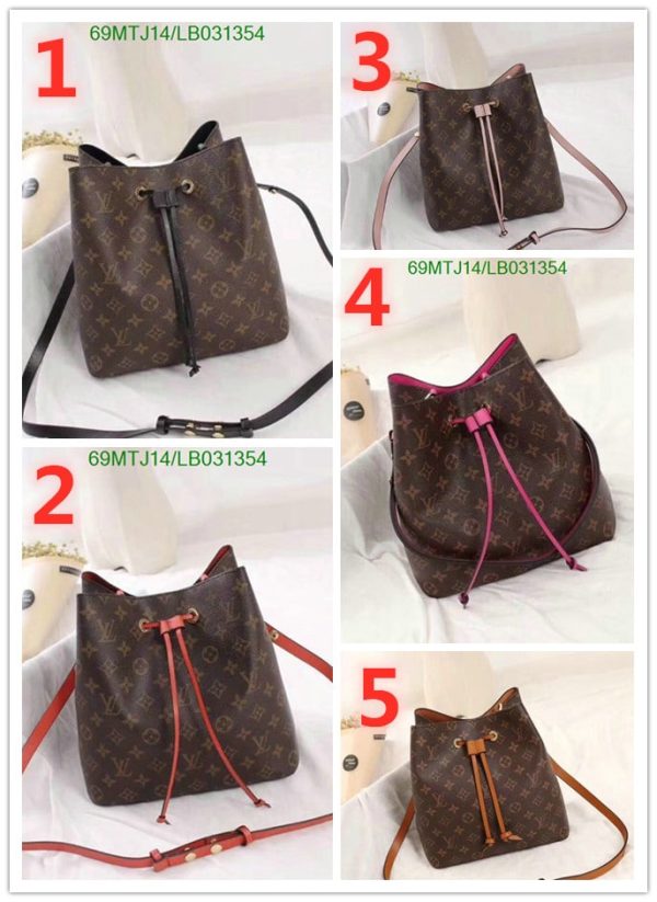 Louis Vuitton AAA+ Replica Monogram Canvas Leather Bag LB03135475349