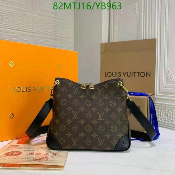 Louis Vuitton AAA+ Replica odeon pm black YB96365439876