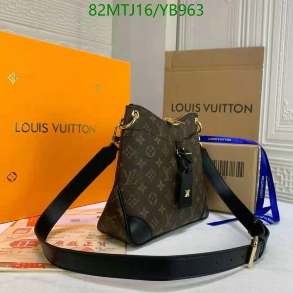 Louis Vuitton AAA+ Replica odeon pm black YB96365439876