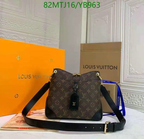 Louis Vuitton AAA+ Replica odeon pm black YB96365439876